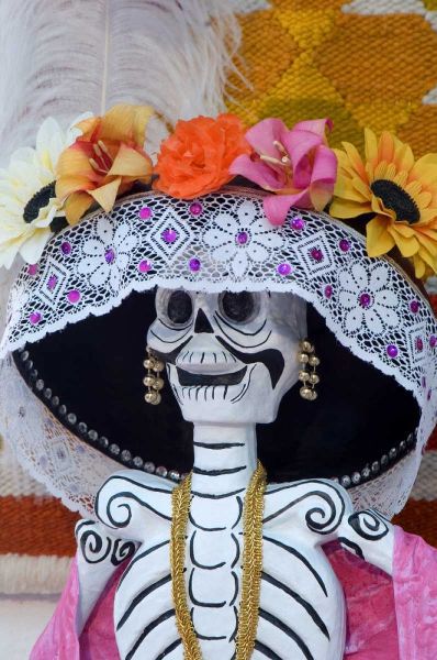 Mexico, Skeleton at Day of The Dead festival